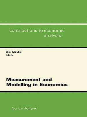 cover image of Measurement and Modelling in Economics